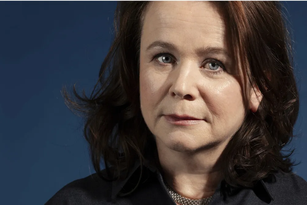 Emily Watson smiling, likely at a film event.