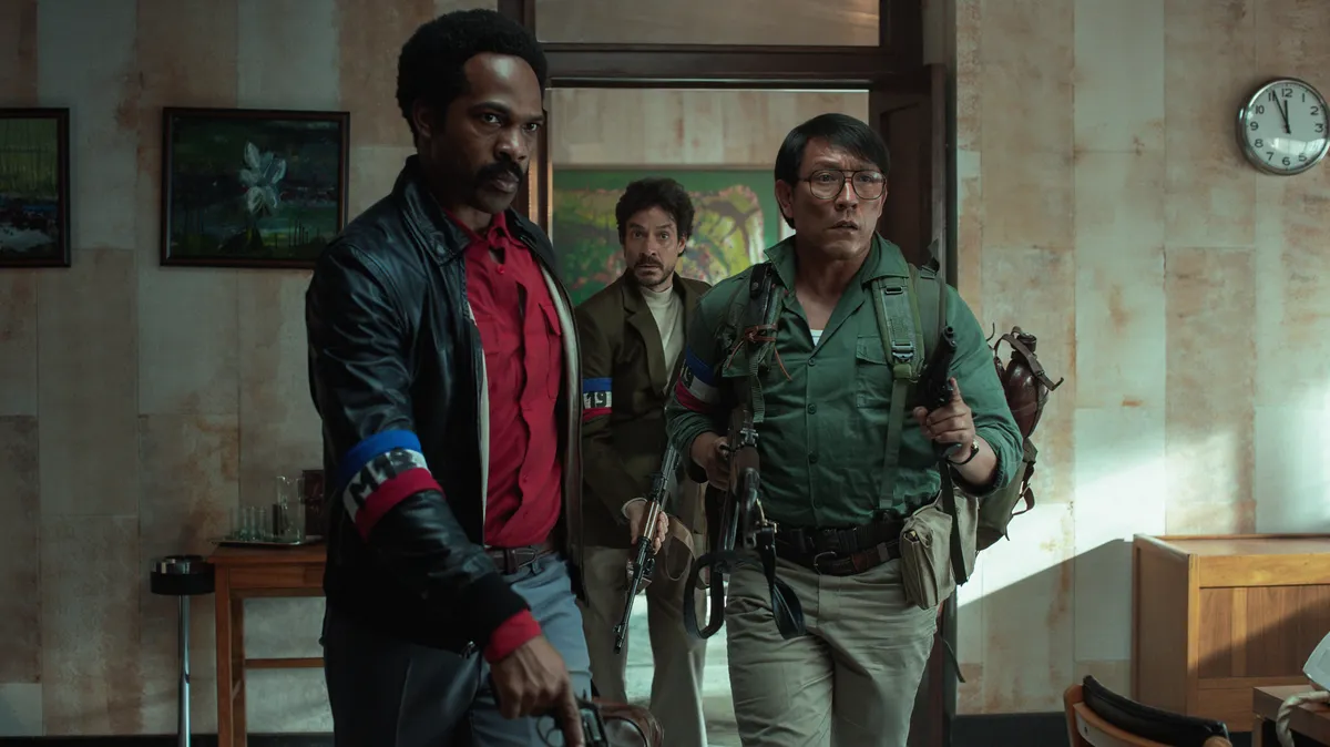 Promotional image for Netflix's 'Under Siege,' showing a dramatic scene from the historical series.