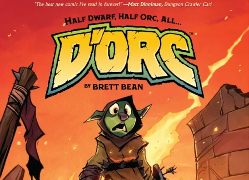 A comic book character with a sword.