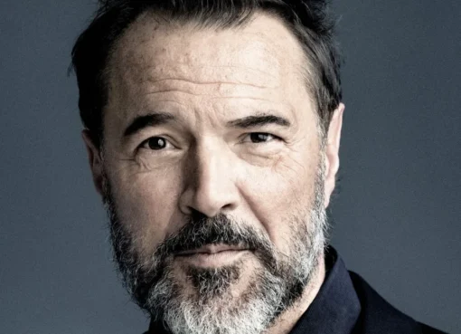 Photo of actor Sebastian Koch looking serious.