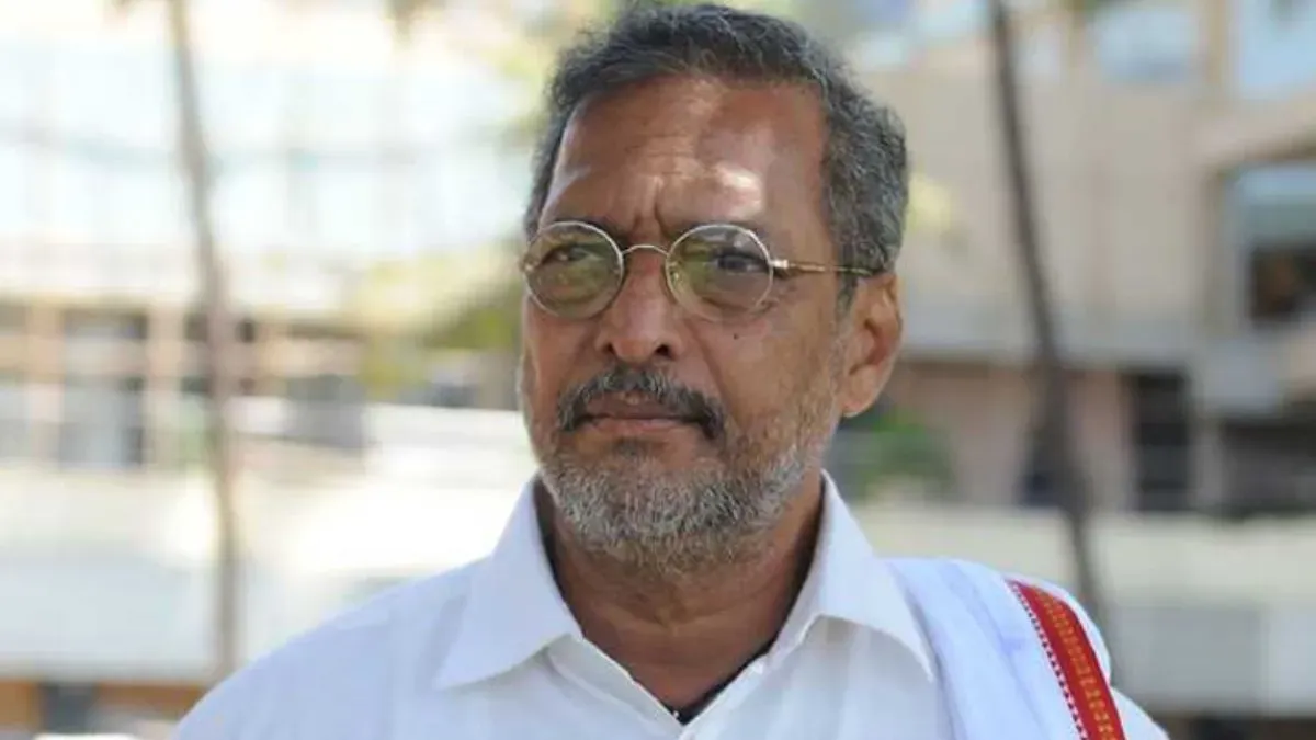 A screenshot of Nana Patekar's last social media post with the word 'Welcome'.