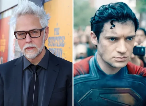 James Gunn talking about DC characters like Batman, Superman, and Wonder Woman.