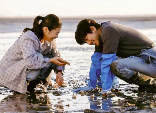 A colorful still from a modern drama series showing a cozy aesthetic