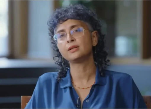 Kiran Rao smiling during a candid interview about modern life