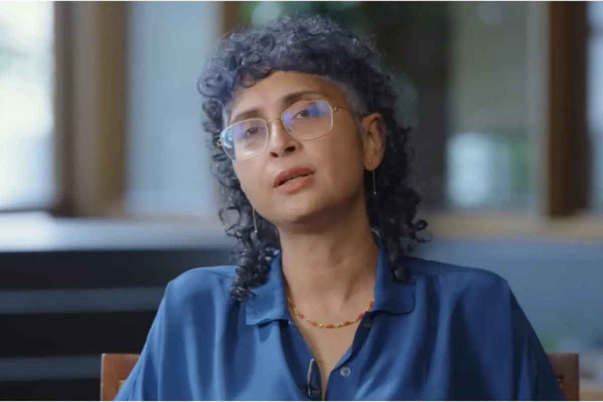 Kiran Rao smiling during a candid interview about modern life