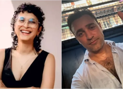Kiran Rao and Imran Khan at a social event together