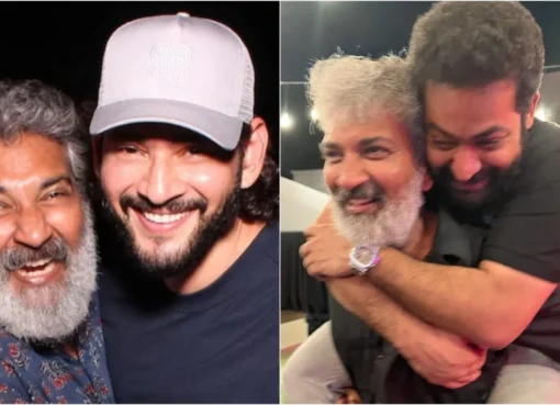 SS Rajamouli, the Baahubali director, is seen laughing heartily in a candid photo shared by Mahesh Babu on his birthday.