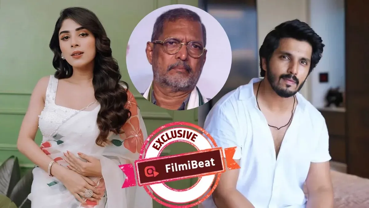 Nana Patekar's portrait alongside emotional photos of actors Kanwar Dhillon, Adrija Roy, Amal Sehrawat, and Arhaan Khan.