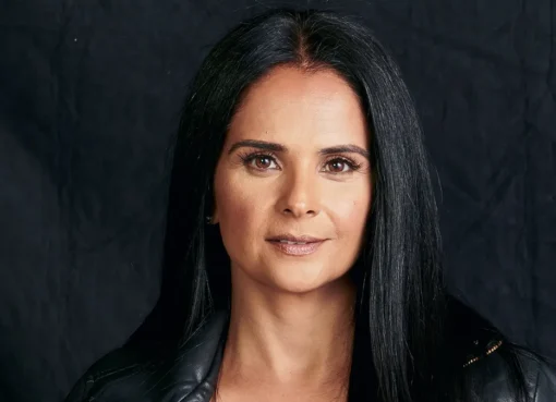 Bela Bajaria, Netflix content chief, speaking.
