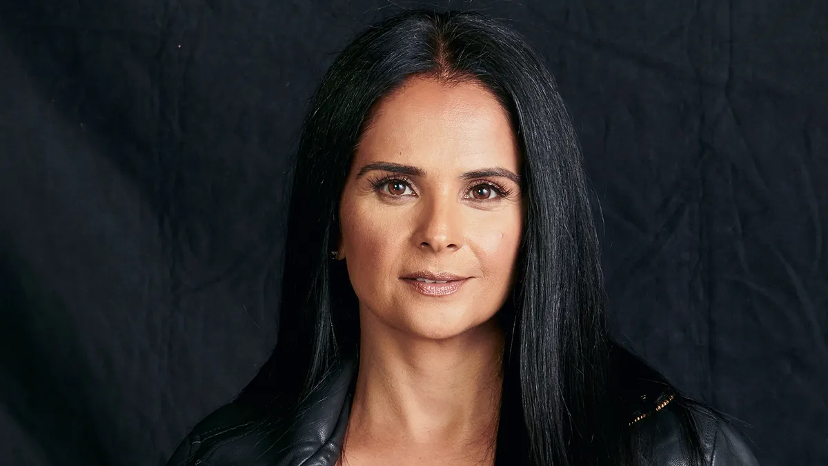 Bela Bajaria, Netflix content chief, speaking.