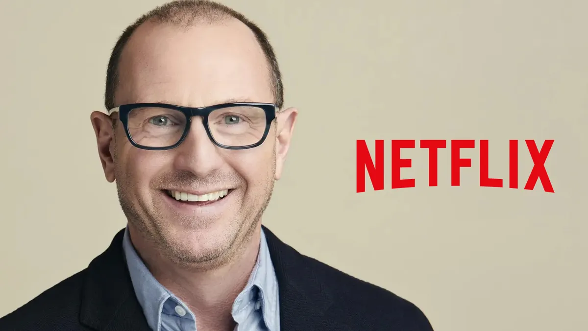Netflix logo with a question mark, representing change