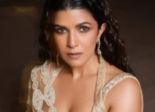 Nimrat Kaur looking thoughtful and brave during a recent interview about her father.
