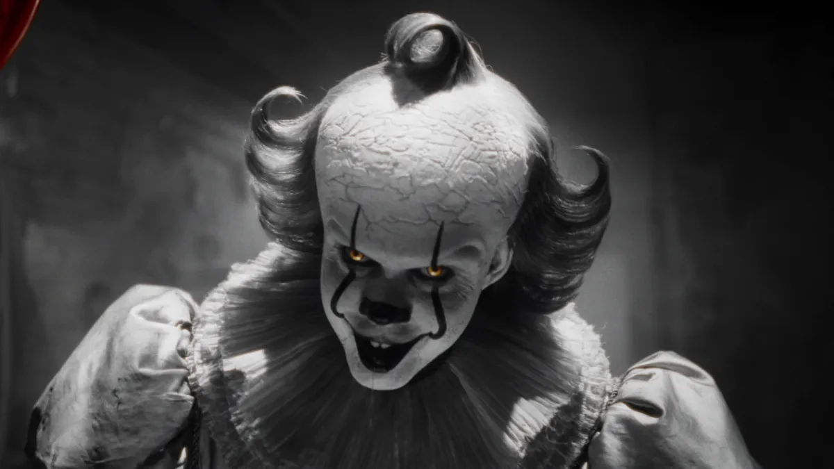 A still from the 'It: Welcome to Derry' surprise Halloween episode showing a dark and spooky scene.