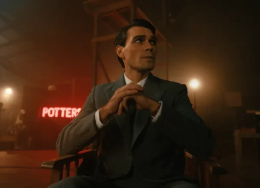 KJ Apa in character as Jimmy Stewart in the 'Jimmy' biopic.