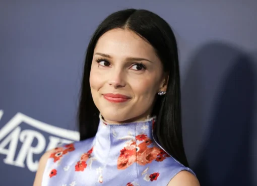 Inde Navarrette, smiling, speaks her mind about ads in movies.