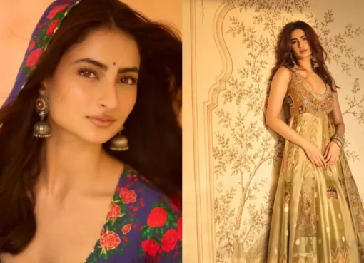 Palak Tiwari in a festive outfit.