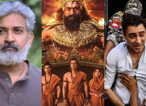 Collage of SS Rajamouli and Imran Khan.