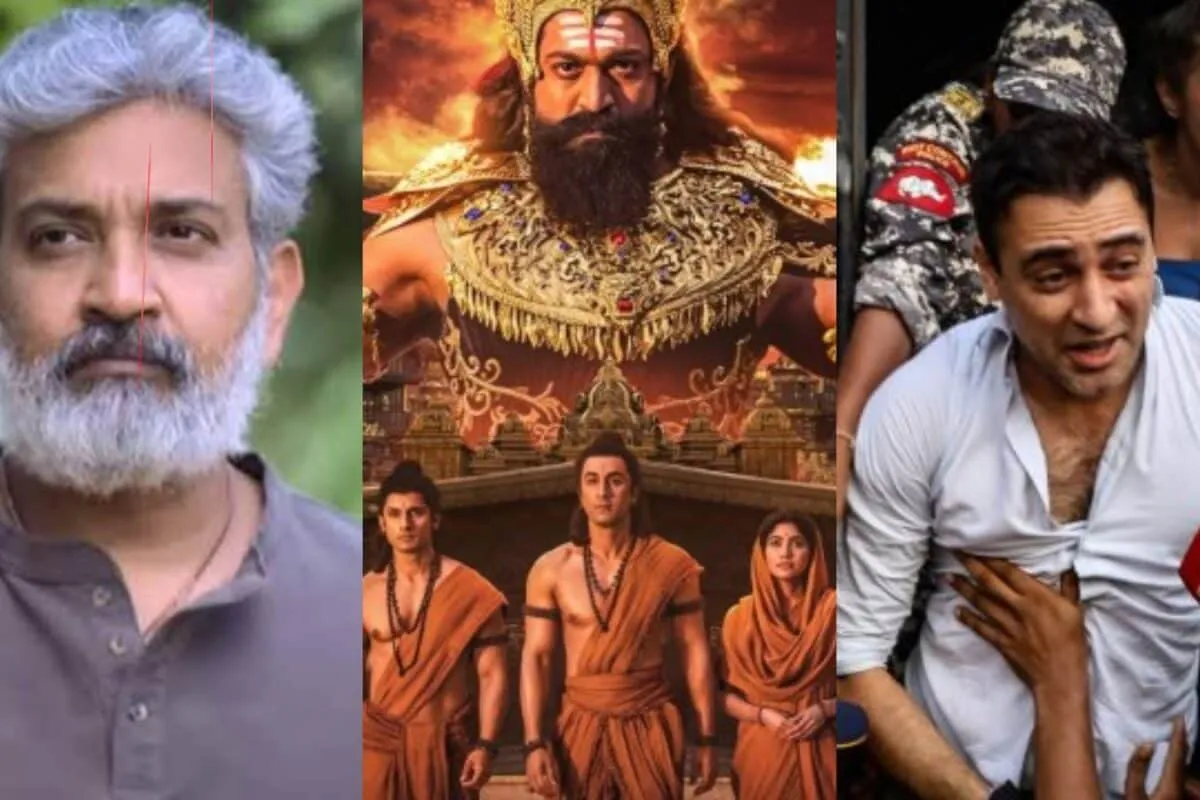 Collage of SS Rajamouli and Imran Khan.