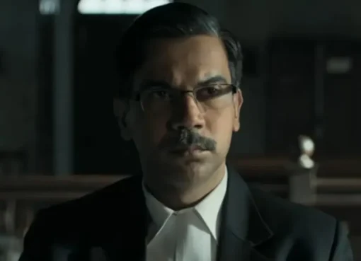 Rajkummar Rao looking thoughtful, representing his deep connection to real-life characters.