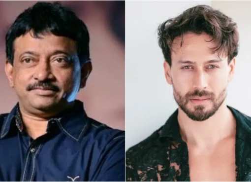 Ram Gopal Varma speaking thoughtfully at an event.