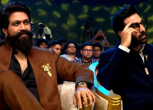 Ranbir Kapoor and Yash smiling.