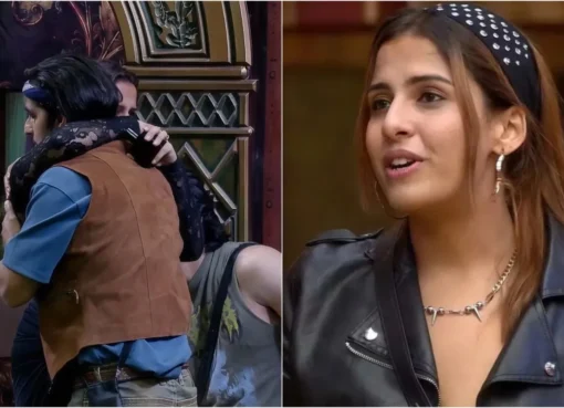 Rhiti Tiwari walking out of the Bigg Boss house and smiling.