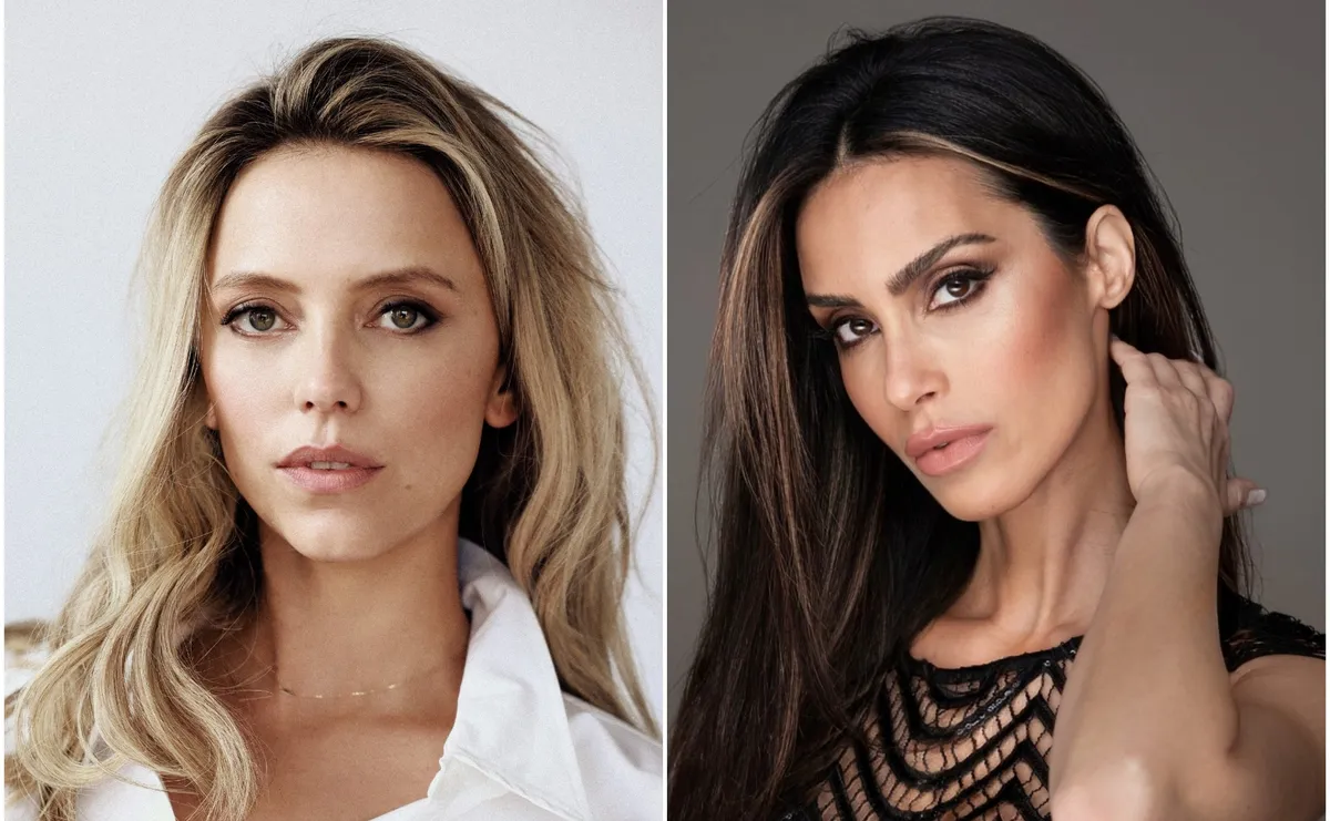 Headshots of Riley Voelkel and Shiva Negar smiling