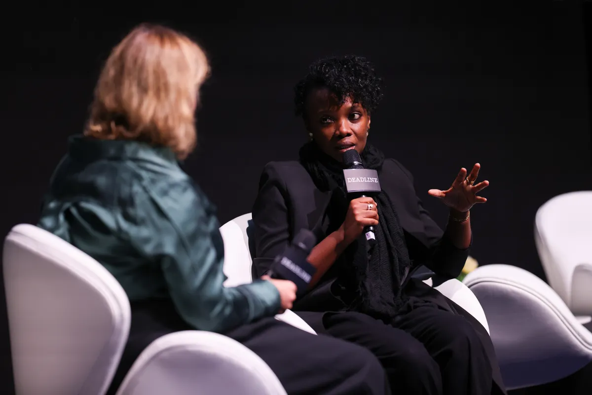 Marie-Clémentine Dusabejambo, director of 'Ben'Imana', smiles during an interview.