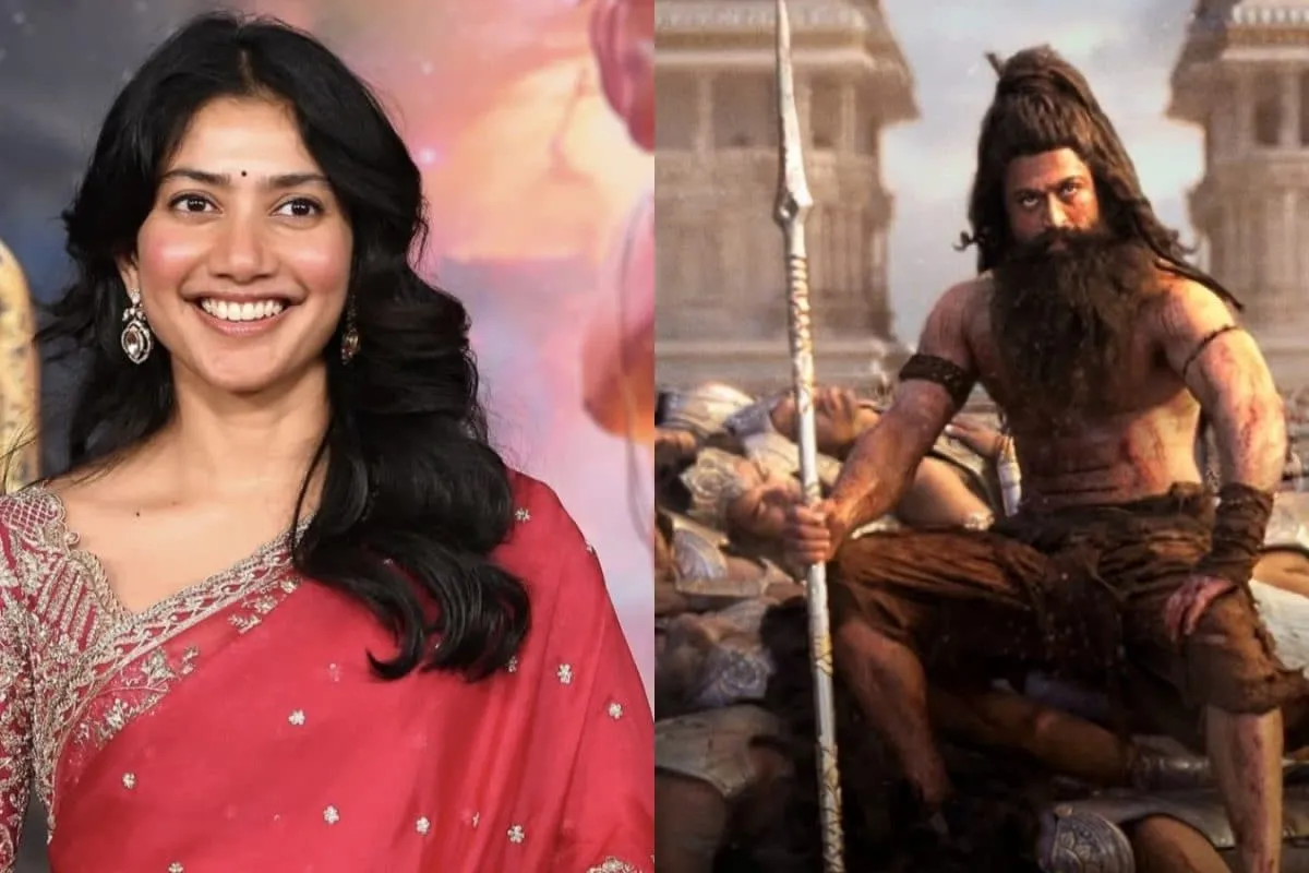Actress Sai Pallavi in a traditional outfit.