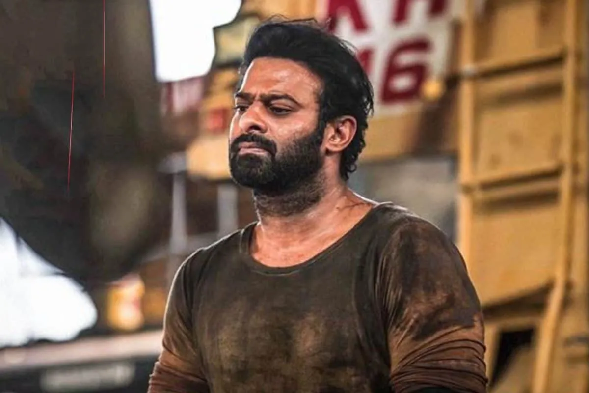 Prabhas and Prithviraj Sukumaran in a still from Salaar Part 1.