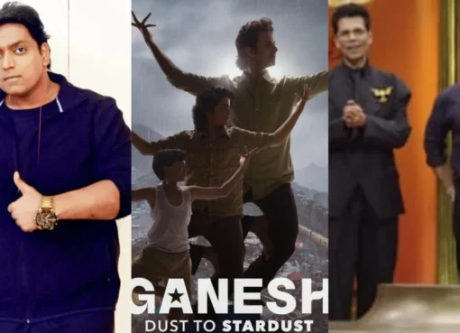 Split image showing Salman Khan and Ganesh Acharya.