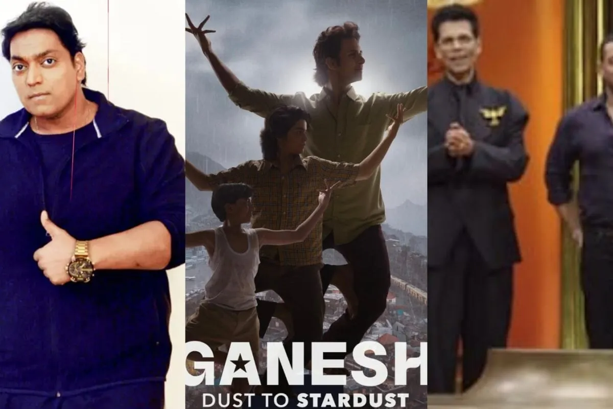Split image showing Salman Khan and Ganesh Acharya.