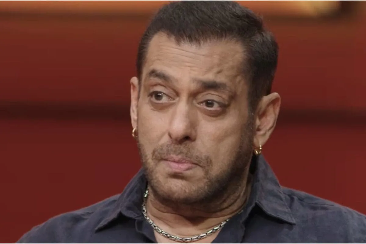 Salman Khan looking thoughtful during an interview.