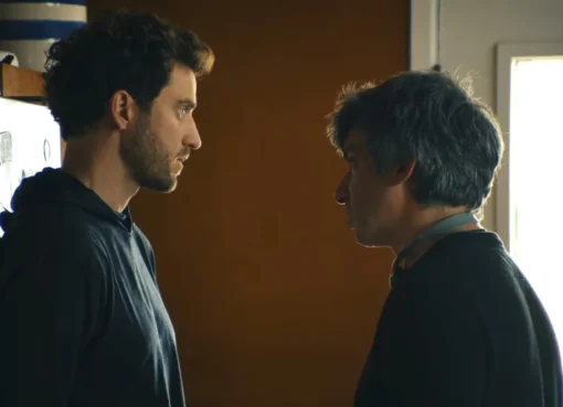 Billy Evans, partner of Elizabeth Holmes, in a still from the documentary 'You Can See Everything'.