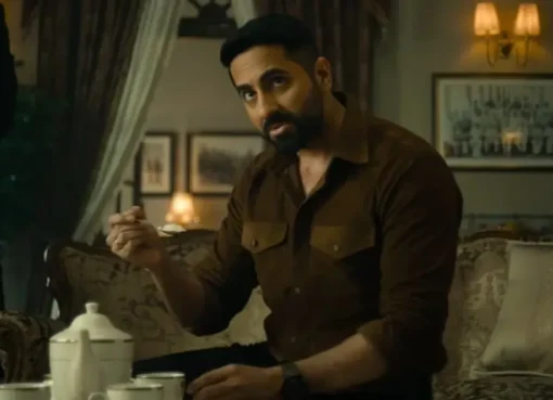 Ayushmann Khurrana and Sara Ali Khan in a promotional still from Udta Teer.