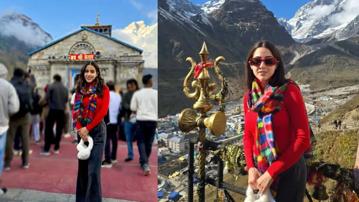 Sara Ali Khan at Kedarnath Temple