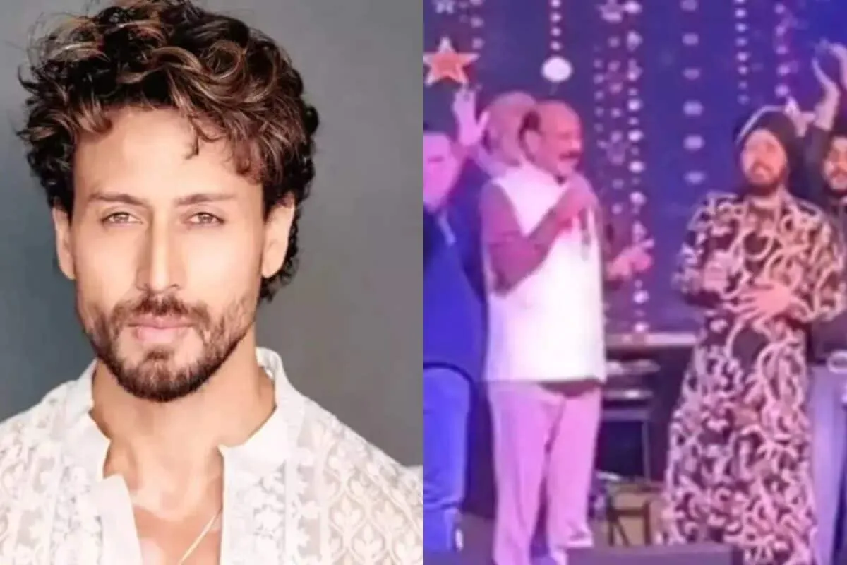 Collage of Vidyut Jammwal and Tiger Shroff, with a separate image of Daler Mehndi performing.