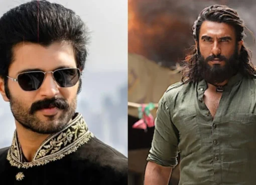 Vijay Deverakonda talking to Rashmika Mandanna.