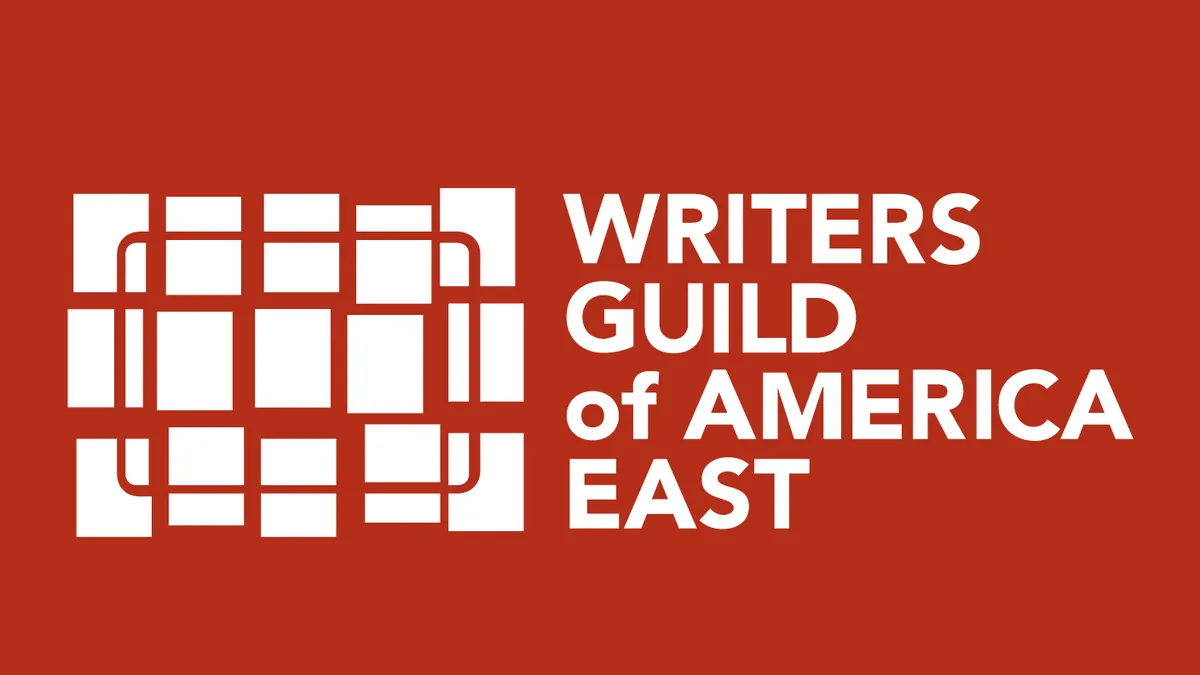 WGA East logo with a stylized graphic representing growth and opportunity.