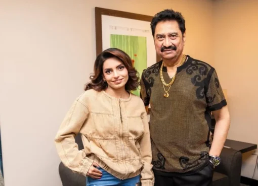 Shannon K, singer and daughter of Kumar Sanu, posing for a photo.