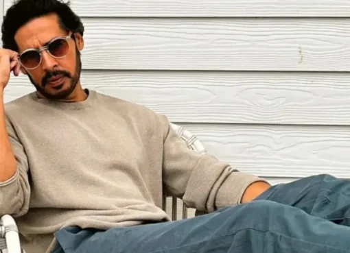 Dino Morea looking concerned or thoughtful, addressing reports.