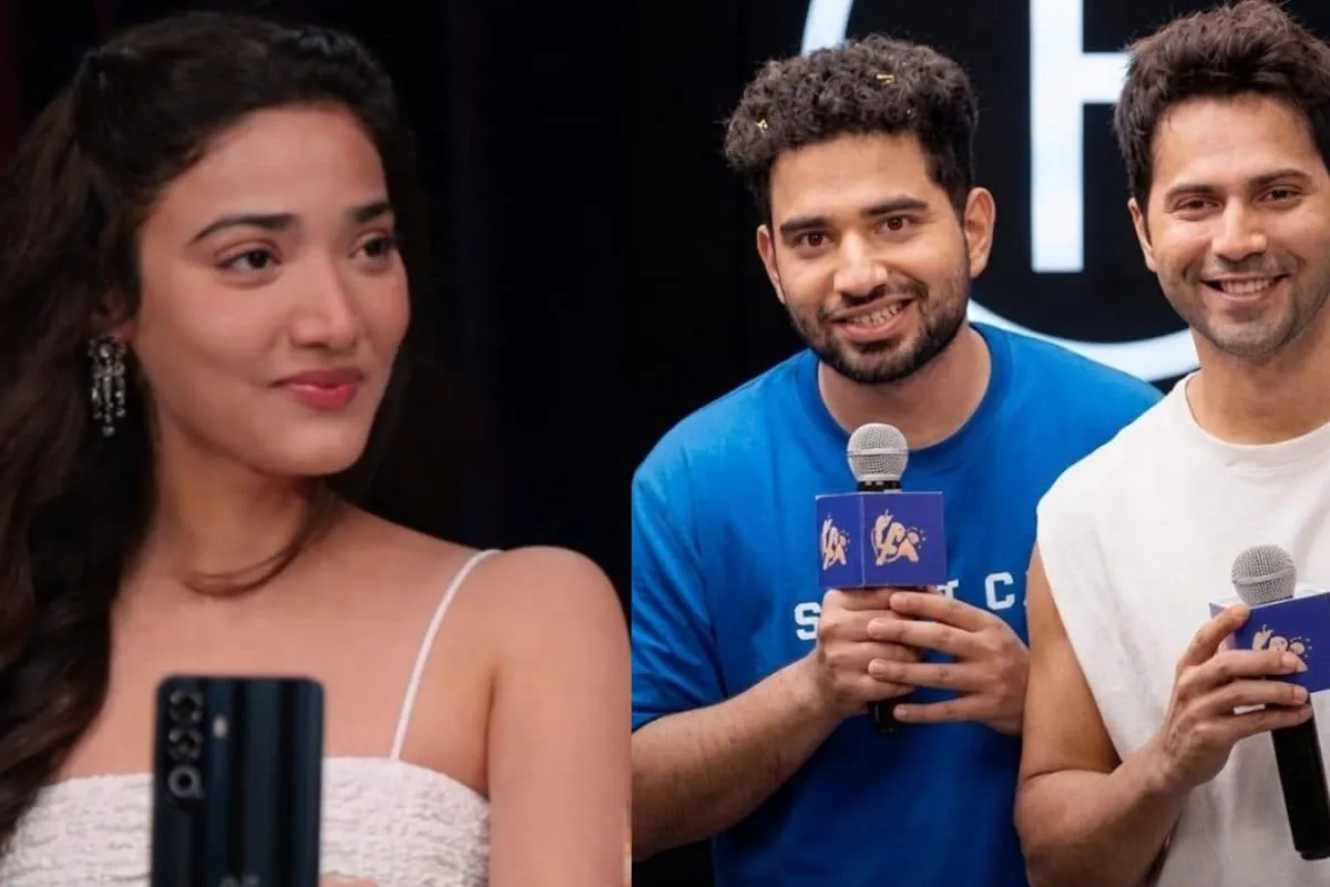 Samay Raina smiling and talking on the phone, possibly during Koffee With Karan Season 9.