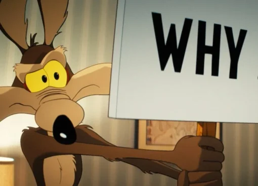Wile E. Coyote looking frustrated with an ACME contraption.