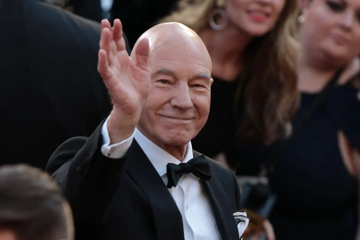 Photo of Patrick Stewart in character as Captain Picard.