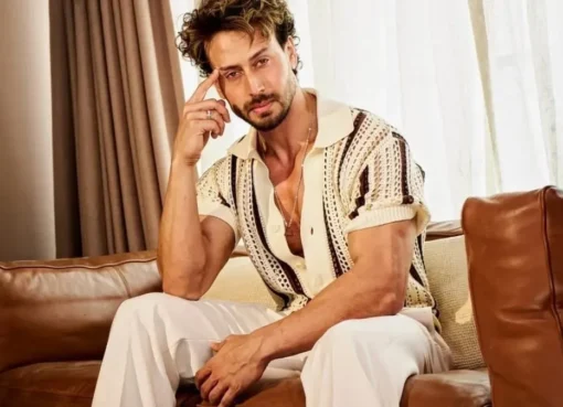 Tiger Shroff looking serious and concerned after a reported incident.