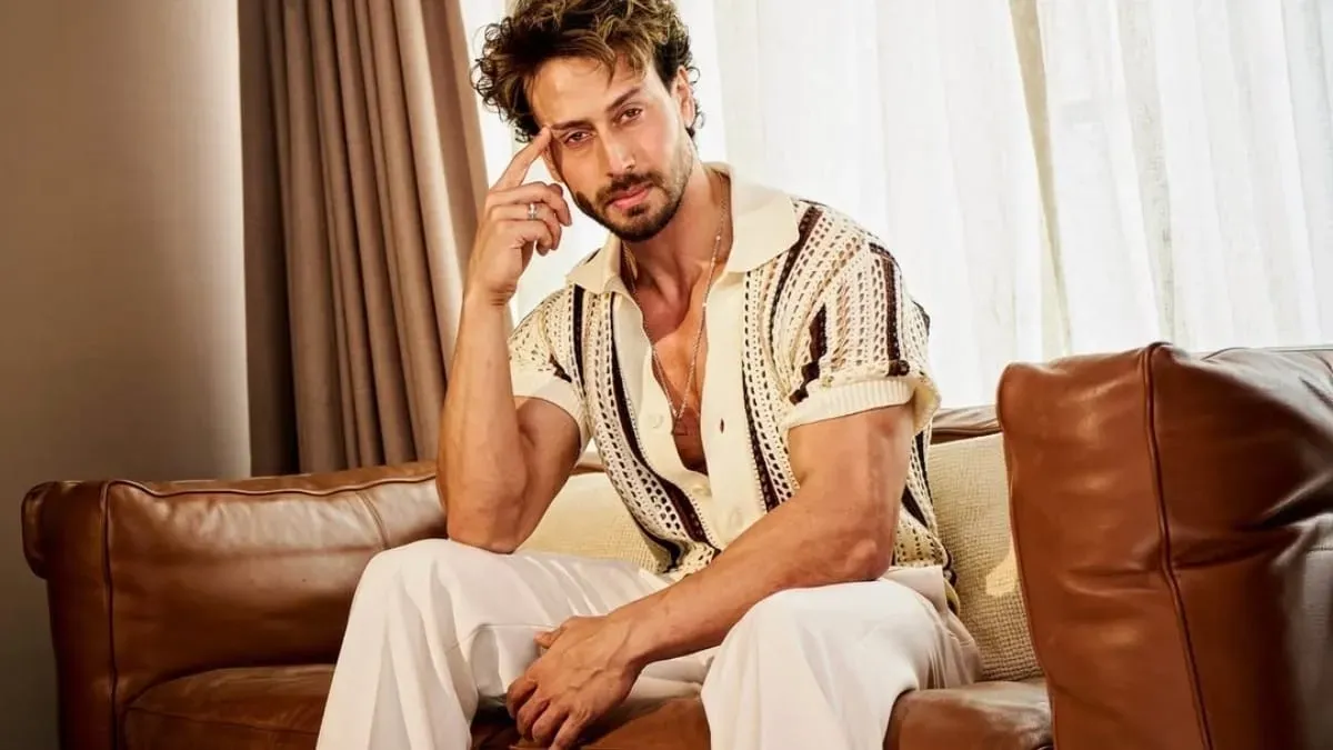 Tiger Shroff looking serious and concerned after a reported incident.
