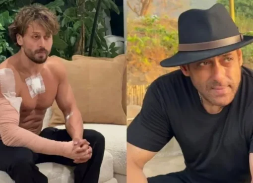 BuzzMedia Times logo with a headline about Tiger Shroff and Salman Khan.