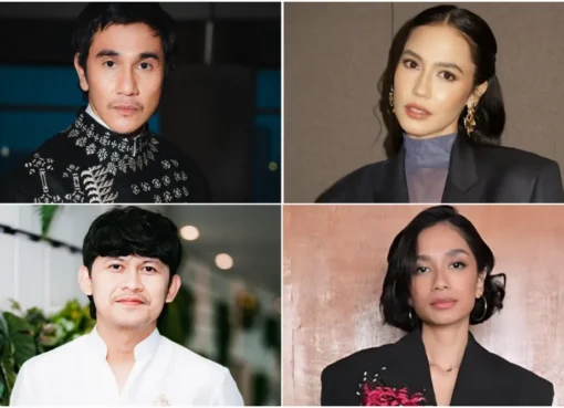 Indonesian actors Vino G. Bastian, Pevita Pearce, Faradina Mufti, Indra Jegel with director Lee Hwan-kyung.