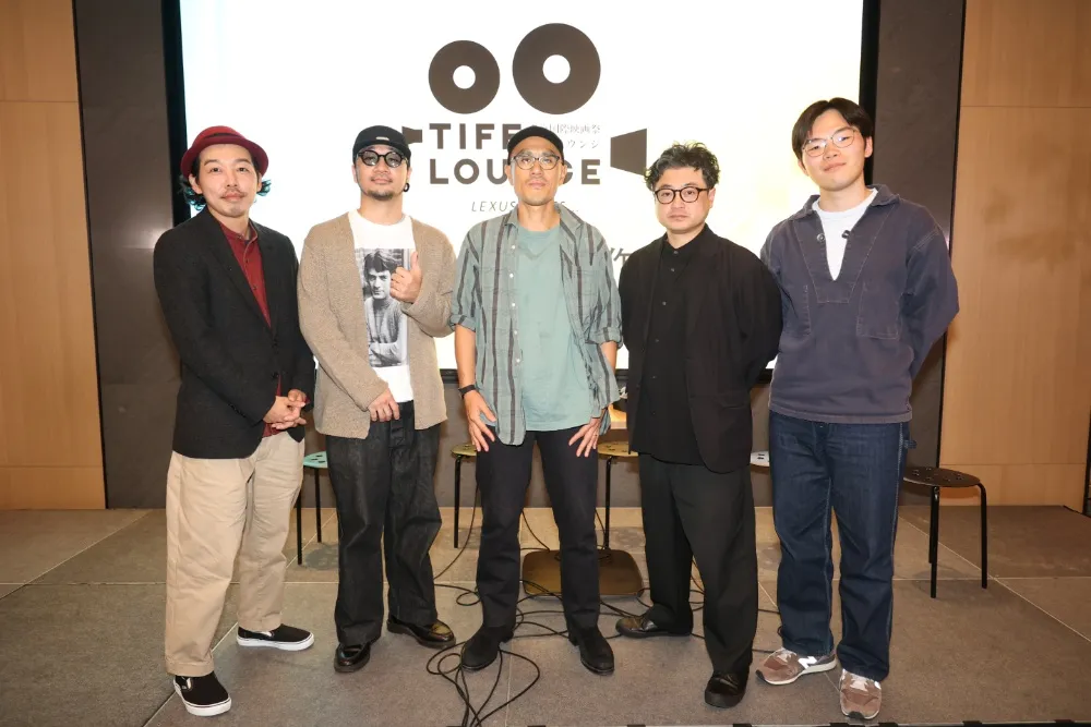 Five filmmakers on a panel at the Tokyo International Film Festival, discussing their work and surprising connections.