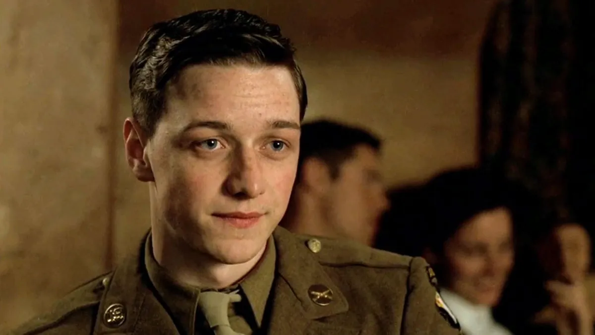 James McAvoy looking thoughtful.